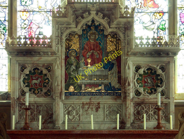 Photo 6"x4" All Saints, Langton Green - Reredos Langton Green\/TQ5439 c2011