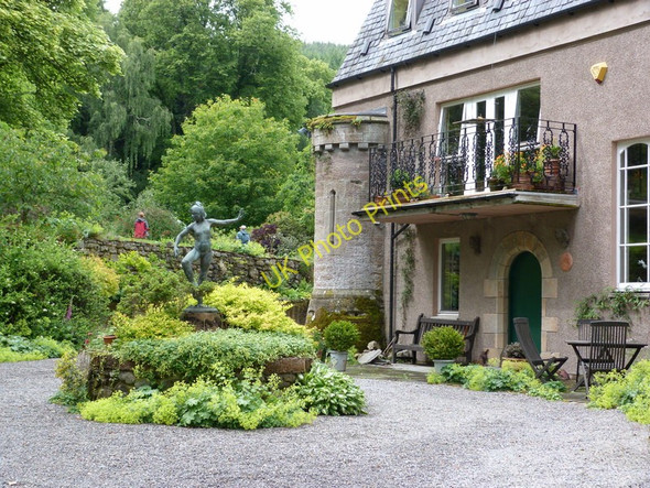 Photo 6"x4" Courtyard at Aigas House Crask of Aigas c2011