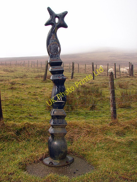 Photo 6"x4" Millennium Milepost Dylife c2006