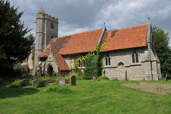 Photo 6"x4" Little Wittenham church Little Wittenham c2011