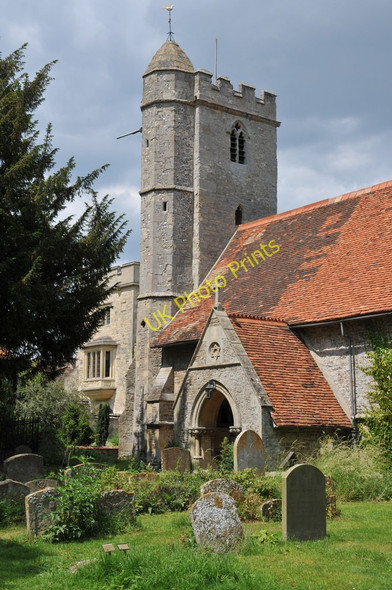Photo 6"x4" Tower of Little Wittenham church Little Wittenham c2011