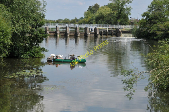 Photo 6"x4" Gone fishing... Little Wittenham c2011