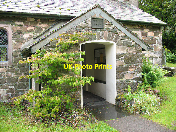 Photo 6"x4" St John's church: porch Dale Bottom\/NY2921 c2011