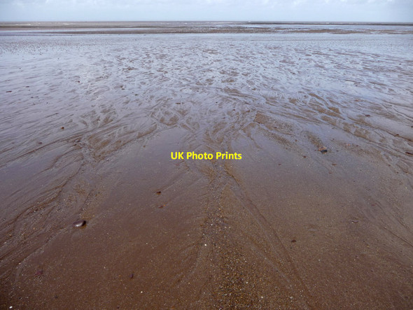 Photo 6"x4" Sand Patterns, Minehead Beach, Somerset Minehead c2011