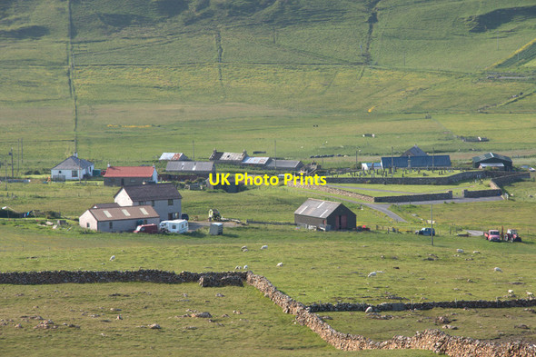 Photo 6"x4" Norwick from Hill of Clibberswick Kirkaton c2011