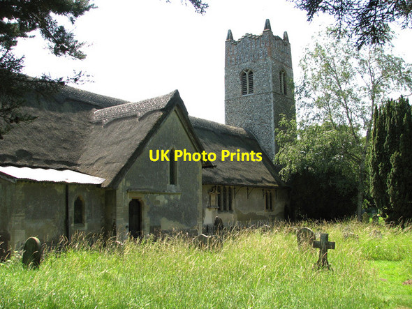 Photo 6"x4" The church of All Saints, Ringsfield Beccles c2011