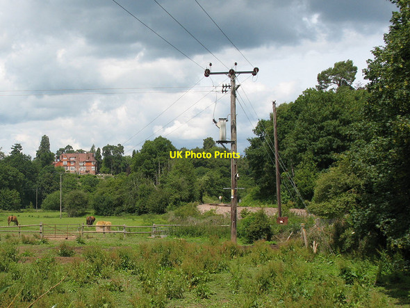 Photo 6"x4" Power lines near Forge Farm Birchden c2011