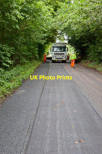 Photo 6"x4" Resurfacing works on Longwood Road Lane End\/SU5525 c2011