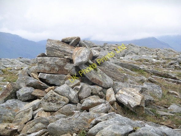 Photo 6"x4" Cairn, E ridge of Fionn Bheinn Toll M\u00f2r c2005