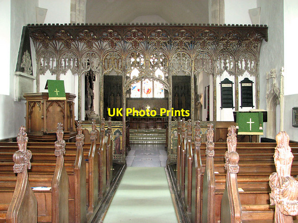 Photo 6"x4" St Andrew's church in Bramfield - view east Bramfield\/TM4073 c2011