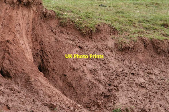 Photo 6"x4" Black Mountains soil piping Pengenffordd c2011
