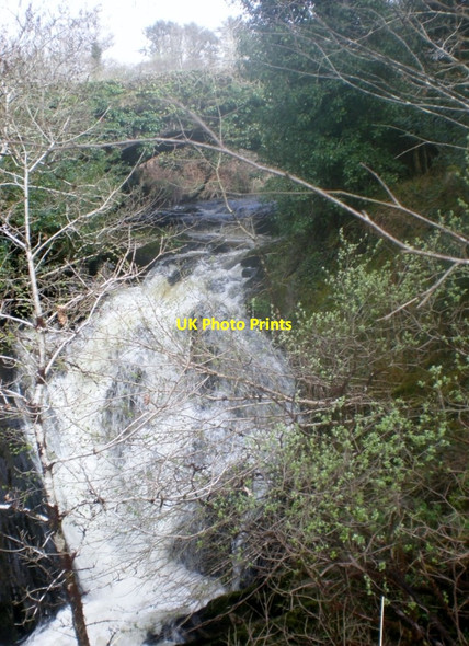 Photo 6"x4" Derreenkealig Waterfall Kealkill c2011