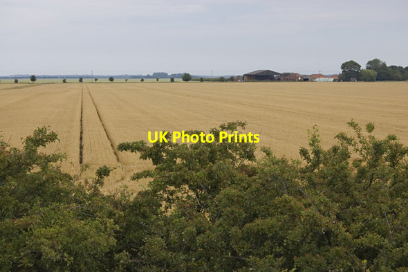 Photo 6"x4" Towards Stone Creek Farm, East Yorks Sunk Island c2011