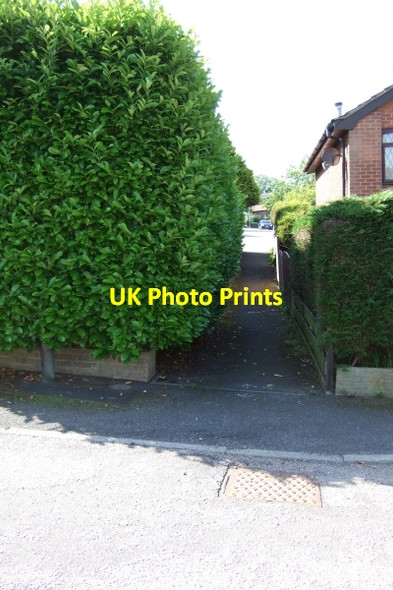 Photo 6"x4" Alley from Weir Road to Stock Grove Milnrow c2011