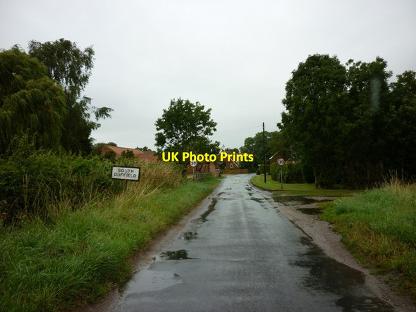 Photo 6"x4" Entering South Duffield South Duffield c2011