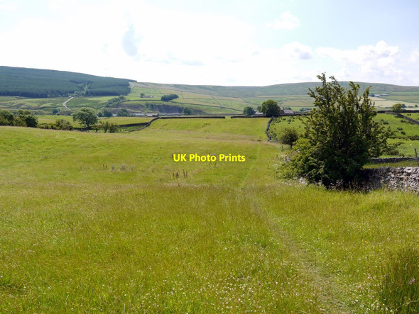 Photo 6"x4" Pennine Way north of Grassholme Farm Thringarth c2011