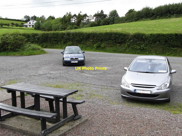 Photo 6"x4" Car Park and Picnic Area at the western end of Lough Sillan Cortober c2011