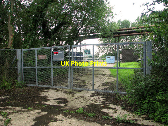 Photo 6"x4" Gate into turkey processing factory, Halesworth Upper Holton c2011