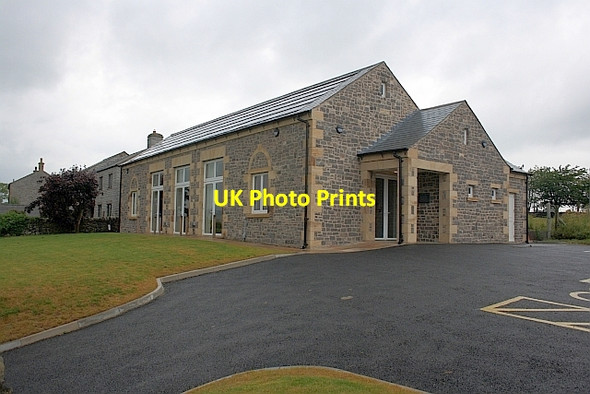 Photo 6"x4" Over Haddon Village Hall Bakewell c2011