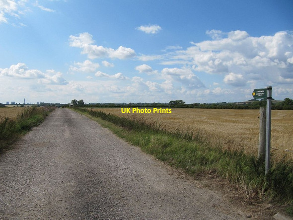 Photo 6"x4" Footpath to North Moreton Mackney c2011