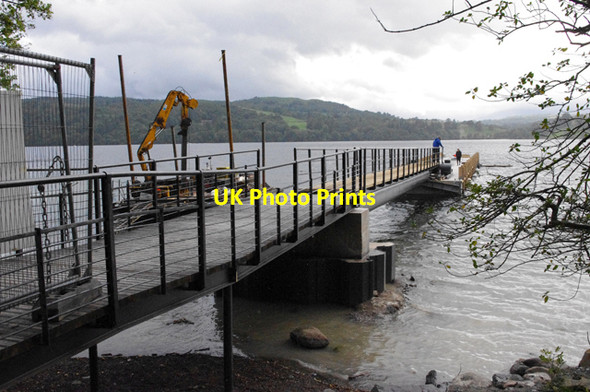 Photo 6"x4" New jetty at Brockhole High Wray c2011