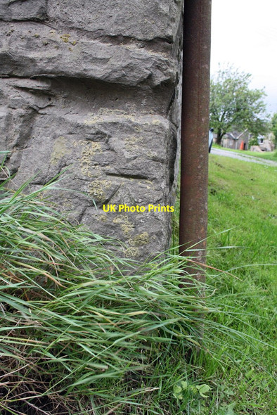 Photo 6"x4" Benchmark on barn conversion Carperby\/SE0089 c2011