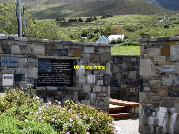 Photo 6"x4" The Medjugorie Shrine at the foot of Croagh Patrick Murrisk c2011