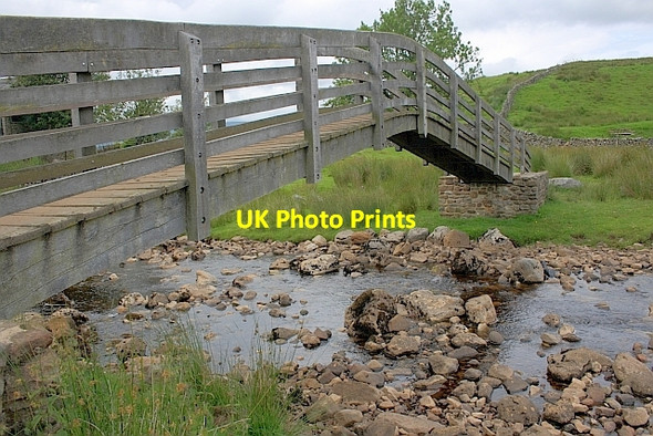 Photo 6"x4" New Footbridge over Ling Gill Beck Selside\/SD7875 c2011