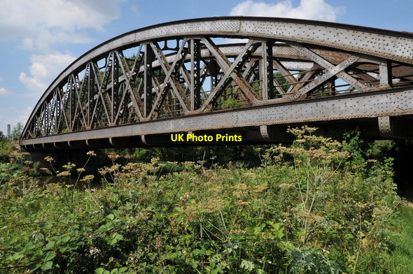 Photo 6"x4" Railway bridge over the Thames Appleford c2011