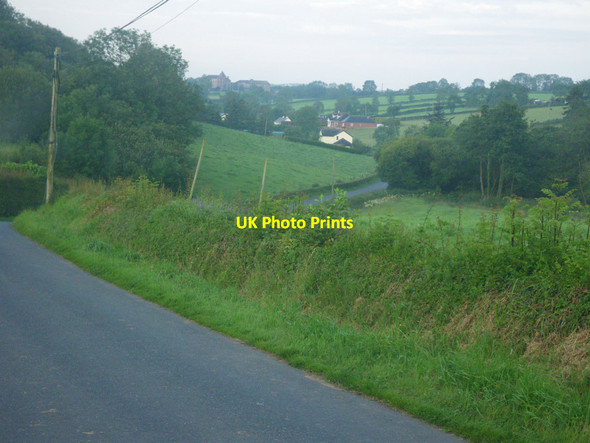 Photo 6"x4" Rural country scene along the minor road Monaghan c2011