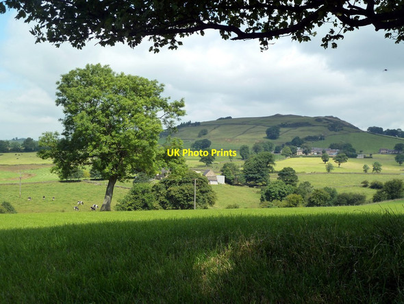 Photo 6"x4" Farmland in the Manifold Valley Brund c2011