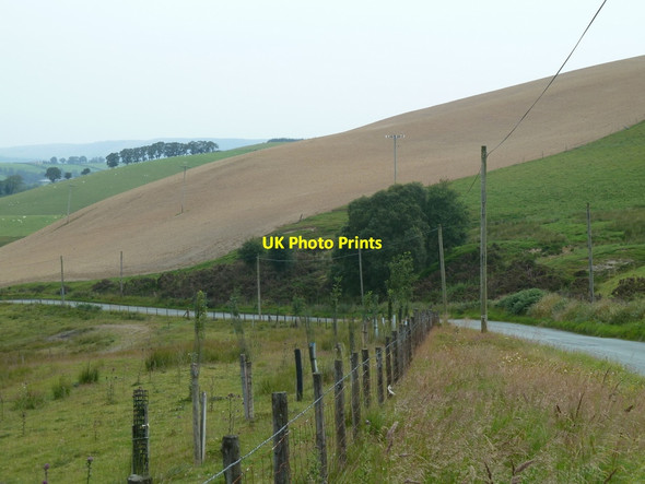 Photo 6"x4" B4518 and hillside Nantserth c2011