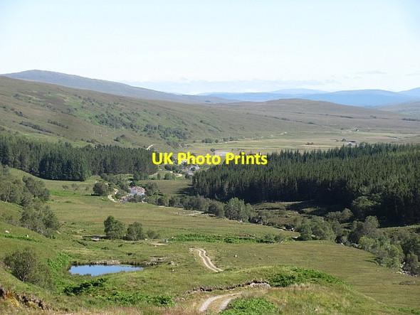 Photo 6"x4" Glen Cassley Allt Loch Carn nan Conbhairean c2011