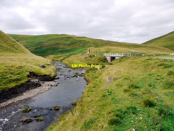 Photo 6"x4" Junction of Rowhope Burn and River Coquet Barrow Burn\/NT8610 c2011