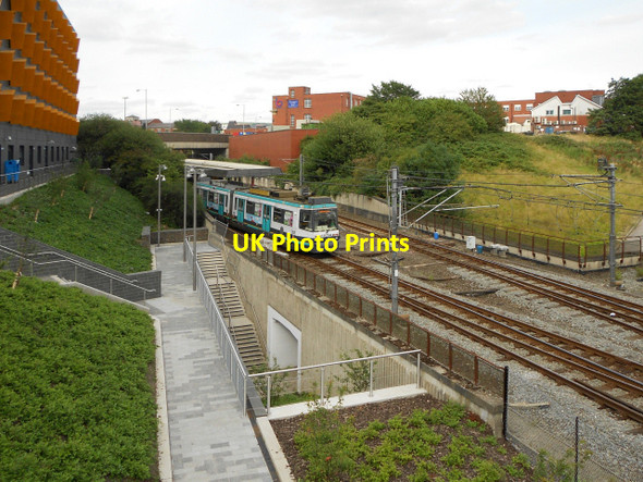 Photo 6"x4" Bury Metrolink Bury\/SD8010 c2011