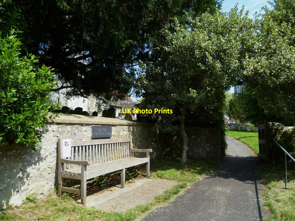 Photo 6"x4" Entrance to Bury churchyard Bury\/TQ0113 c2011