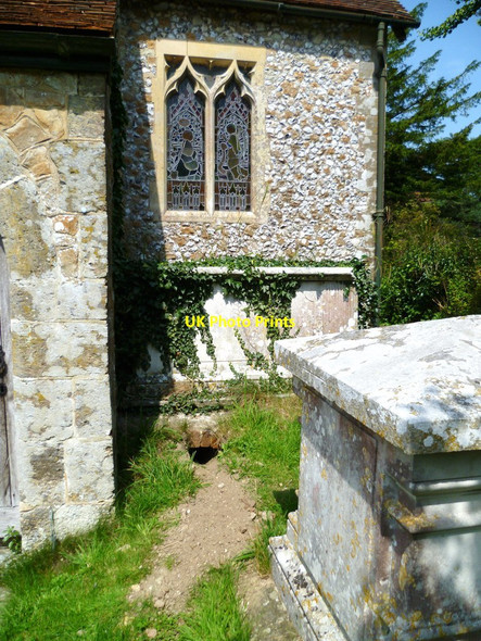 Photo 6"x4" Fresh digging in the churchyard at Bury Bury\/TQ0113 c2011