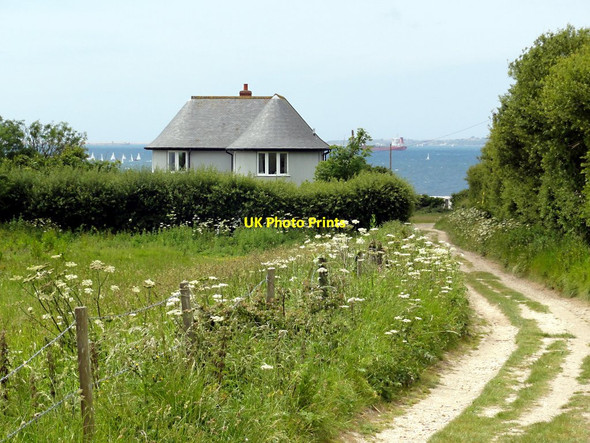 Photo 6"x4" House by the Coast Path Osmington Mills c2011