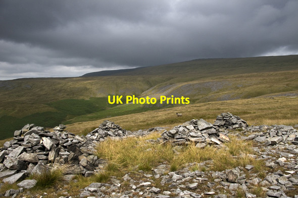 Photo 6"x4" Cairns on Slatepit Rigg Kettlewell c2011