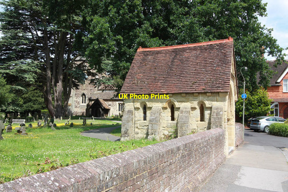 Photo 6"x4" Lychgate to St Nicolas, Cranleigh church Cranleigh c2011