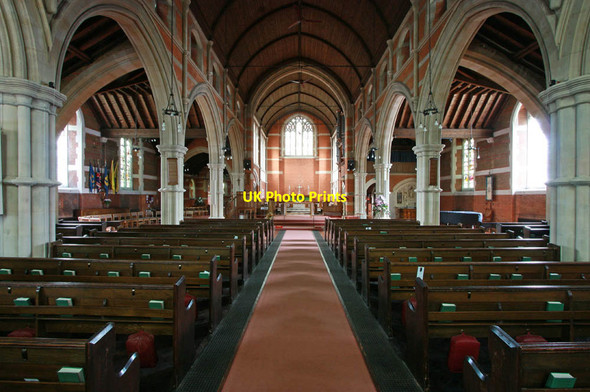 Photo 6"x4" St Mark, Church Road, Woodcote - East end Purley c2011 P1