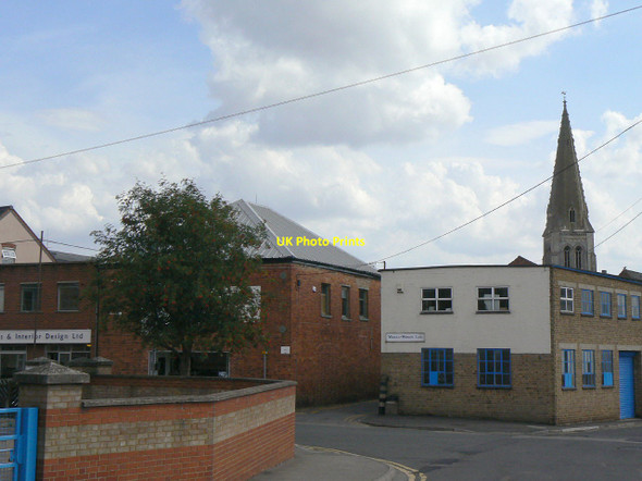 Photo 6"x4" Corner of King's Head Place Market Harborough c2011