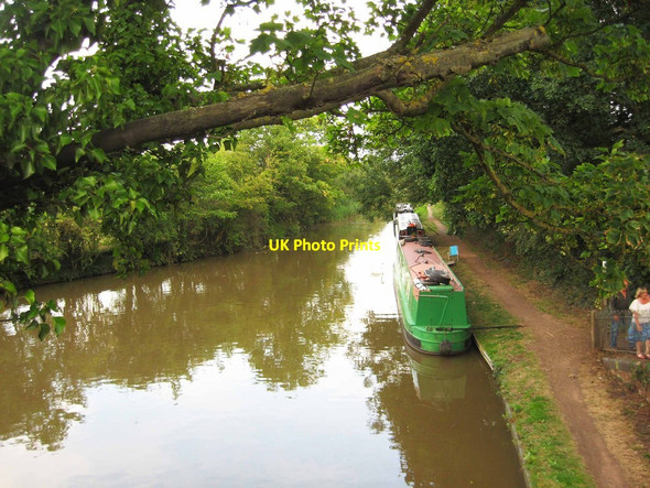 Photo 6"x4" Worcester & Birmingham Canal, Hanbury Wharf Gallows Green\/SO9362 c2011