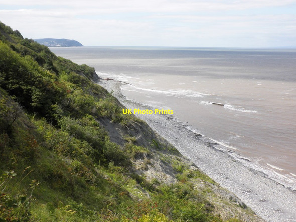 Photo 6"x4" Coastal slopes, west of Watchet Watchet c2011
