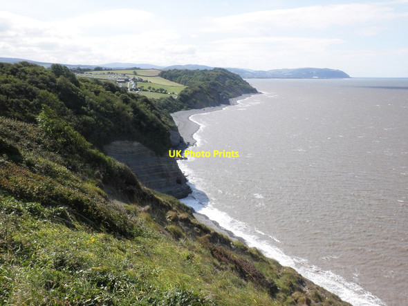 Photo 6"x4" The cliffs, west of Watchet Watchet c2011