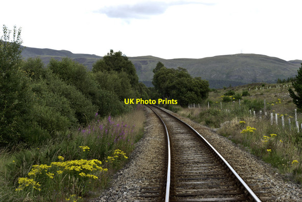 Photo 6"x4" Kyle of Lochalsh Line Gorstan c2011