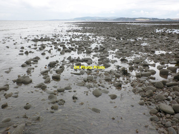 Photo 6"x4" Stony sea bed, Dunster Marsh Street c2011