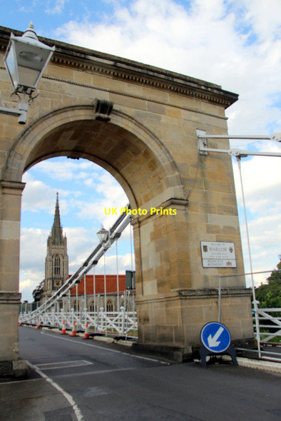 Photo 6"x4" Suspension Bridge, Marlow, Buckinghamshire Marlow\/SU8586 c2011