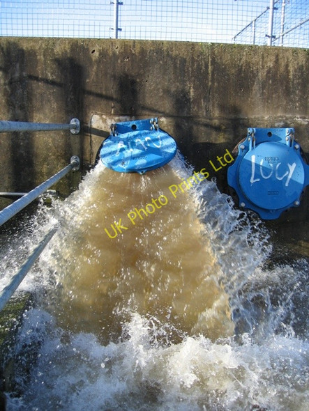 Photo 6"x4" Land Drainage System at Higher Ferry Saltney c2006