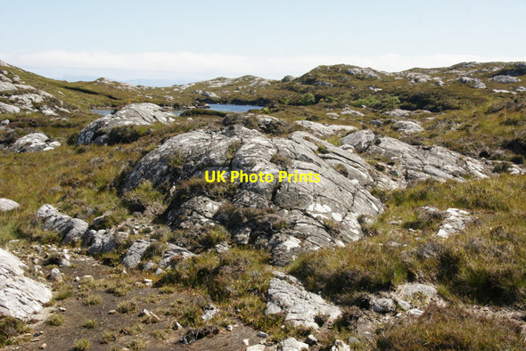 Photo 6"x4" Rocky landscape west of Flodabay (Fleoideabhagh) Fleoideabhagh c2011